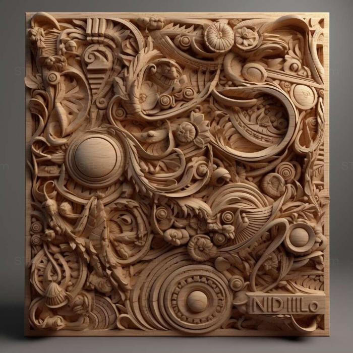 Patterns and decorations (stl Spinolidia 1, PATTERN_2613) 3D models for cnc